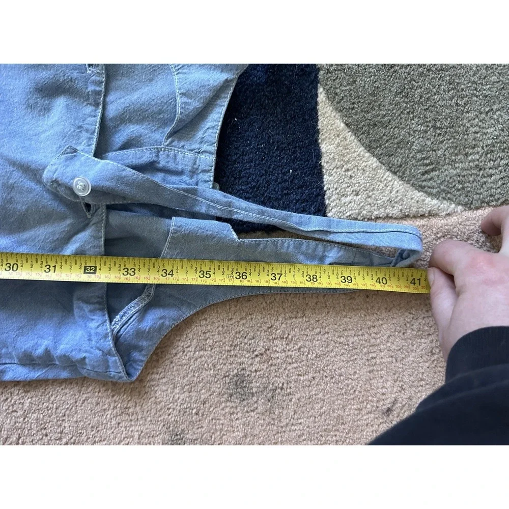 Vintage Prairie Cottagecore Western Denim Circle Skirt Dress SMALL/MEDIUM - Picture 16 of 16